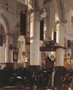 WITTE, Emanuel de Church Interior (mk08) oil